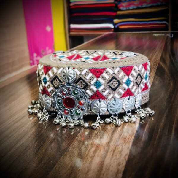 Traditional Cap (Multi colors Handmade Embroidery)